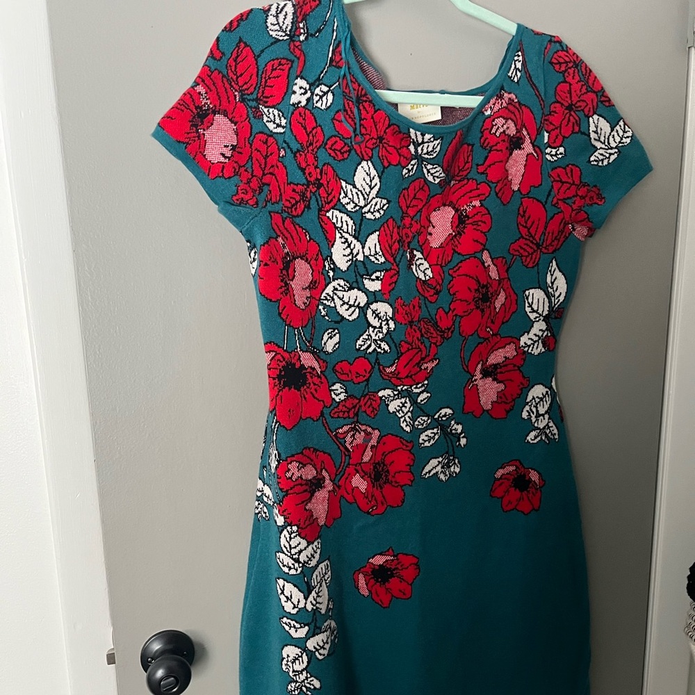 Maeve floral sweater dress size medium